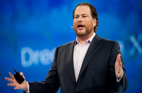 Marc Benioff, fundador de Salesforce.