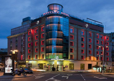 Hotel Santo Domingo, en la calle San Bernardo 1, de Madrid.