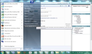 Atajos en Windows 7